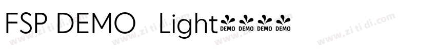 FSP DEMO   Light字体转换